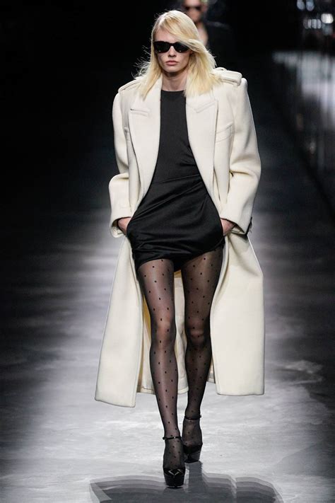 pfw ysl|Anthony Vaccarello’s Homage To Famous Saint Laurent Pantsuit.